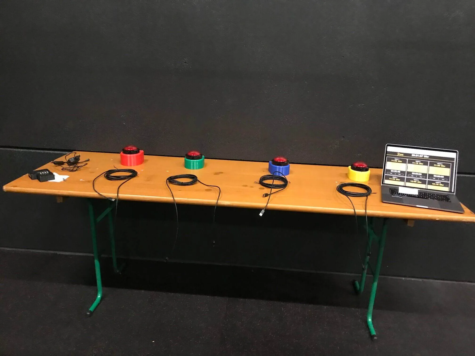 Buzzer installation still ongoing.